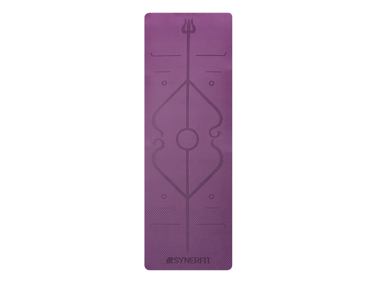 Tapis de Yoga antidérapant - Modèle Zenith - Violet