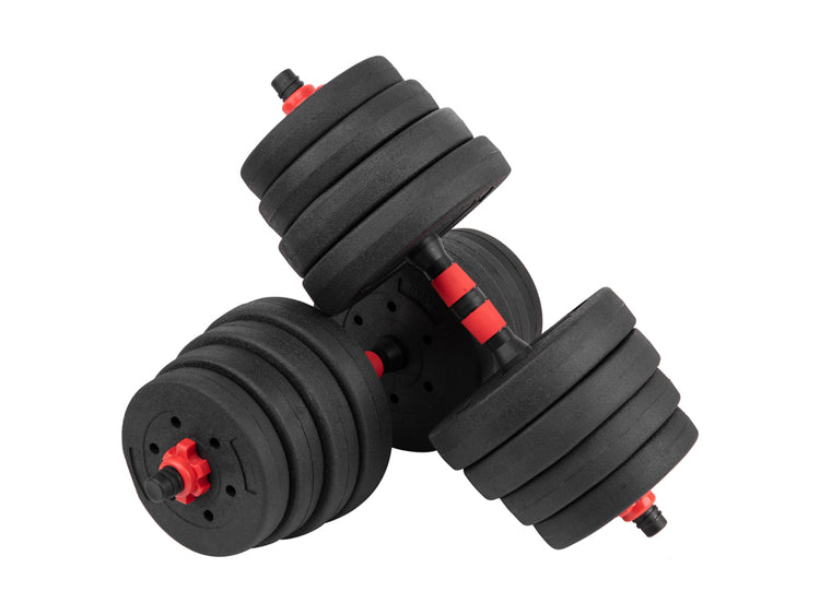 2in1 modular dumbbells with extension bar 30Kg 