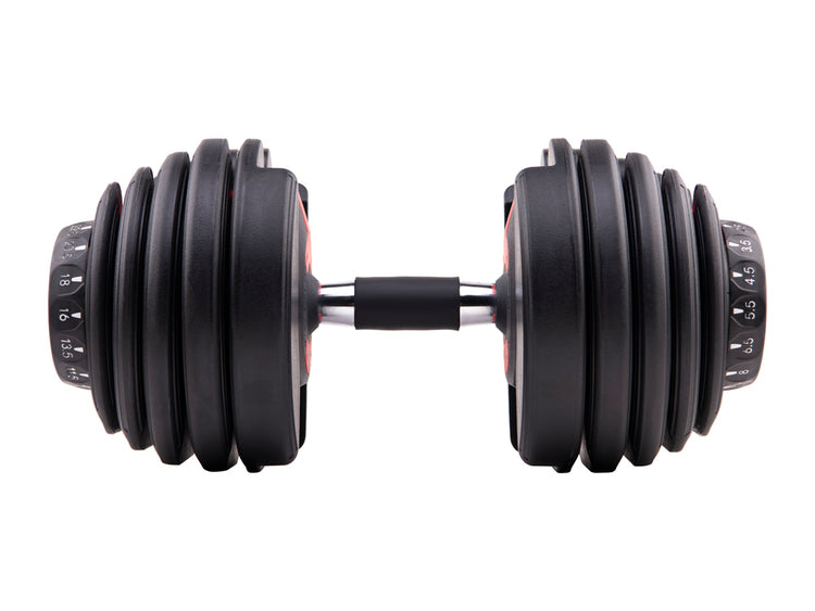 Compact dumbbell with variable load (2 to 24Kg) 